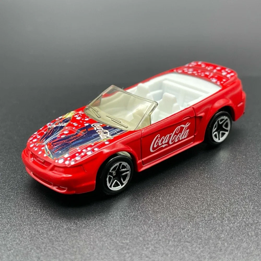 Matchbox Coca-Cola 1999 '99 Ford Mustang Convertible Car Red‎ Diecast 1/61 Scale